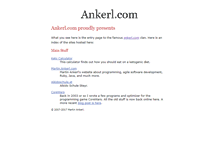 Tablet Screenshot of ankerl.com